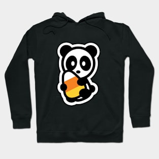 Candy Corn Panda Halloween Bambu Brand Trick Or Treat Hoodie